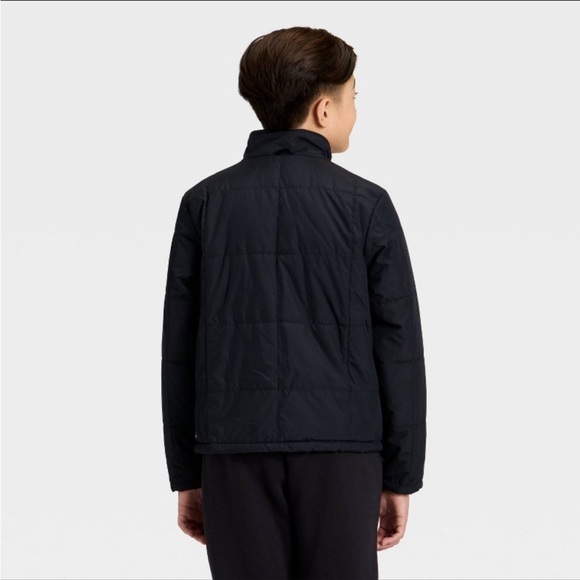 all in motion Boys' Gray Hooded 3-in-1 Winter Jacket - Picture 4 of 4